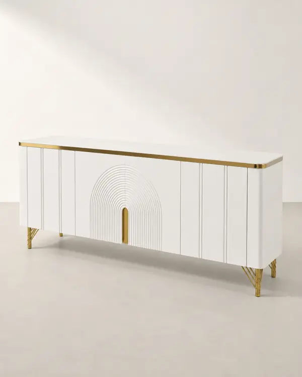 Contemporary TV runner unit by Modi Interiors