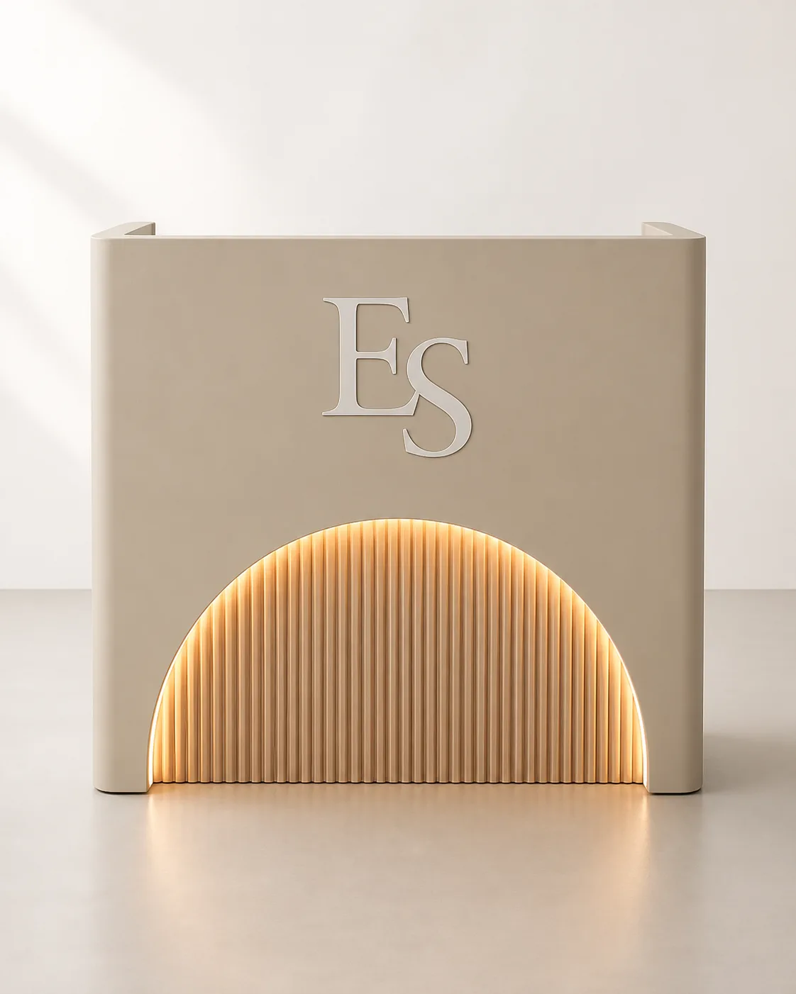 Modern reception counter 11 by Modi Interiors
