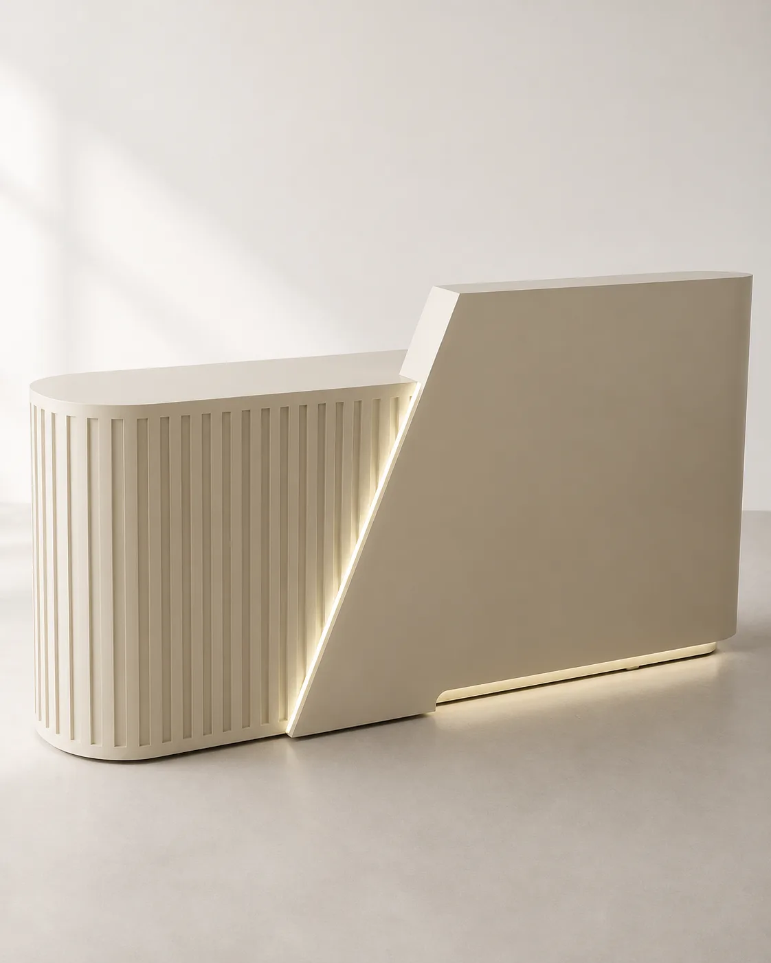 Modern reception counter 04 by Modi Interiors