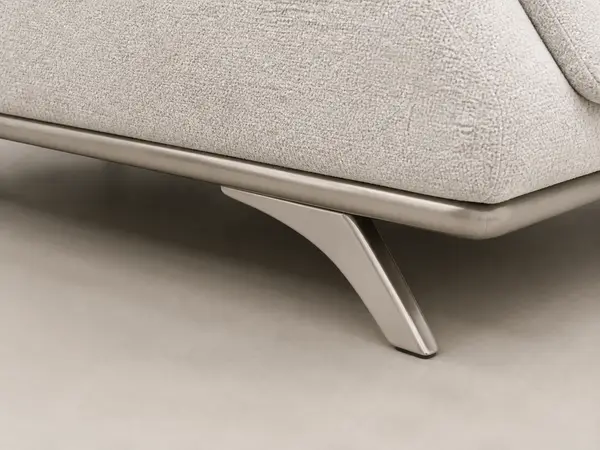 Oatmeal Boucle Sofa Pair — image 2