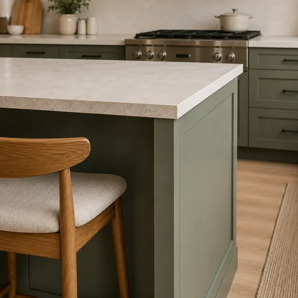 Kitchen countertop detail