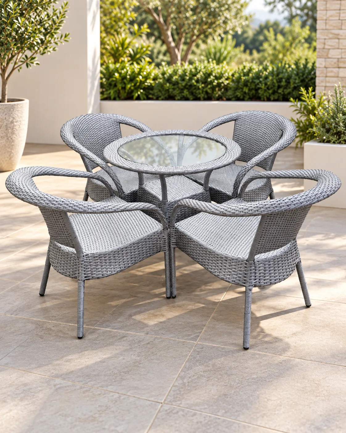 Outdoor Lounge Chair Set D-08