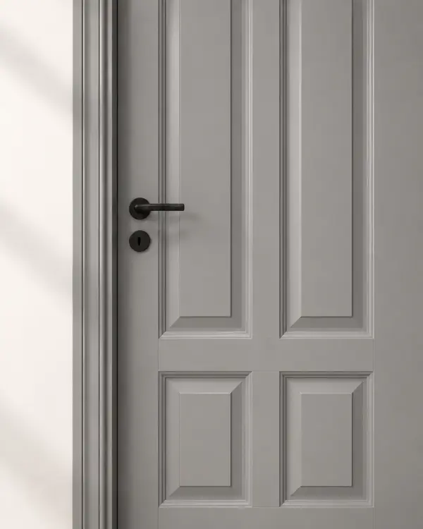Gray Six Panel Door | Modi Interiors Jaipur — image 2