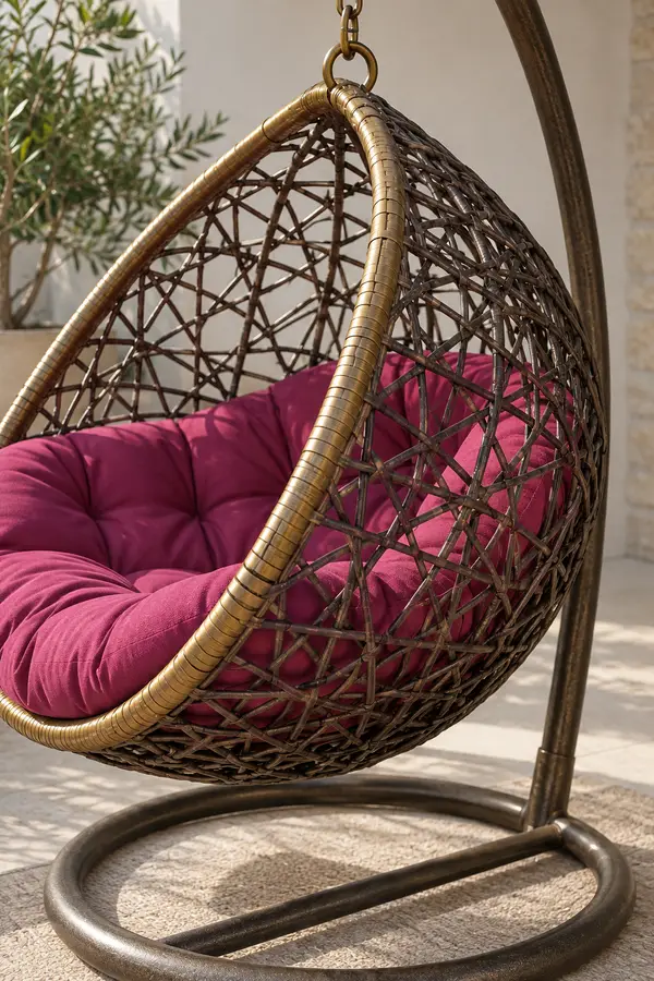 Six Wire Outdoor Swing Chair — image 3