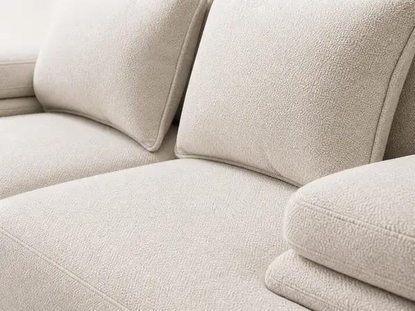 Oatmeal Boucle Sofa Pair — image 7